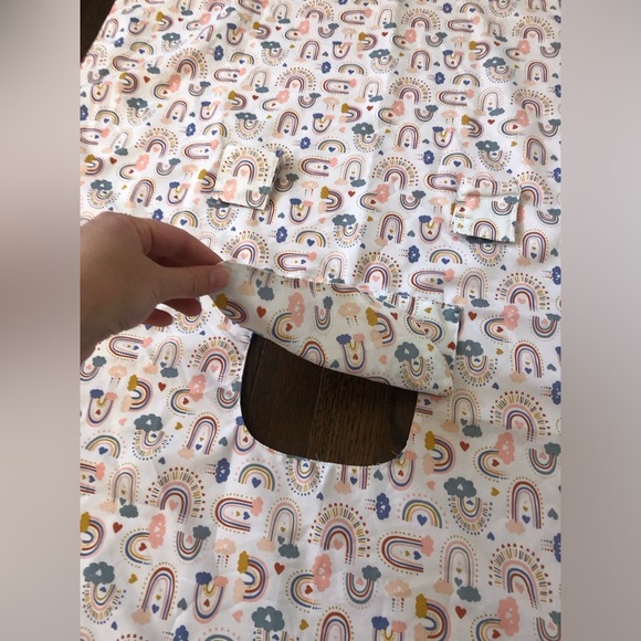 Monbebe Infant Girls Pink Rainbows Car Seat Cover/Canopy w/Window - VGUC! - Picture 5 of 9